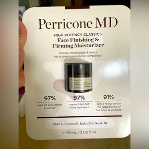 Perricone MD moisturizer- face finishing and firming